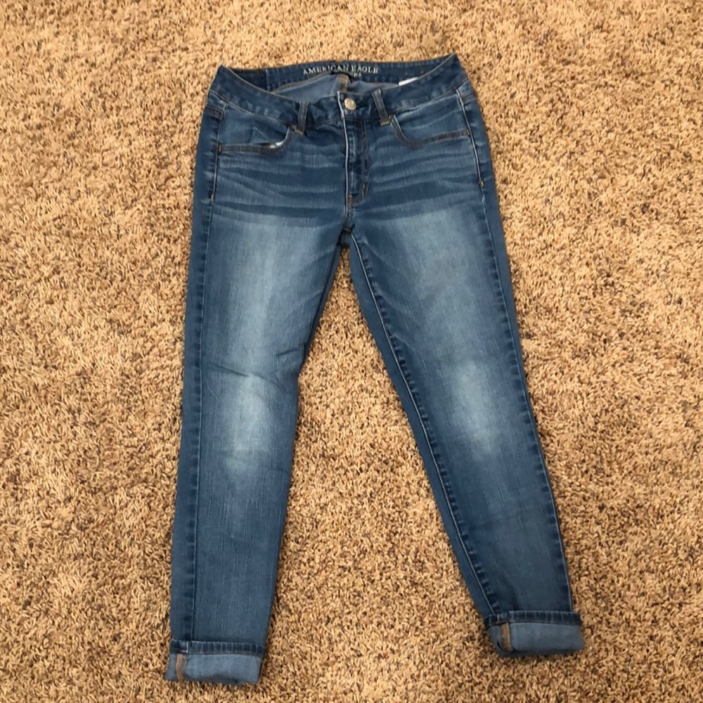American Eagle Outfitters Blue Denim Jeggings